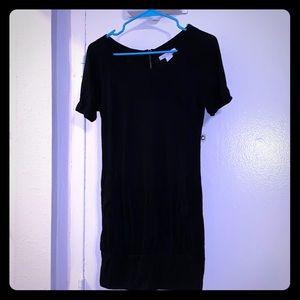 Boat Neck Mini Dress